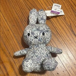 Liberty fabric William Morris Miffy Plush by Bon Ton toys